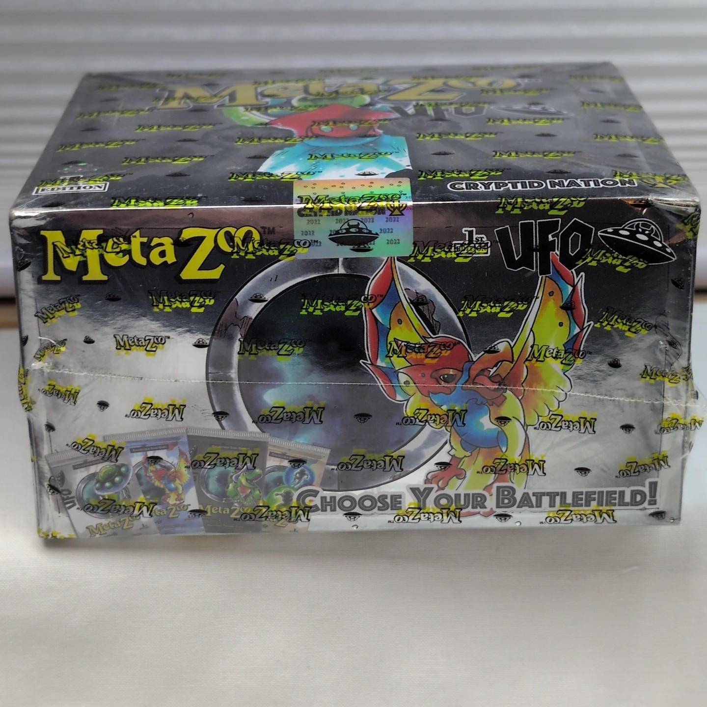 1x Sealed UFO Cryptid Nation 1ST EDITION Booster Box (36 Packs METAZOO Cards)