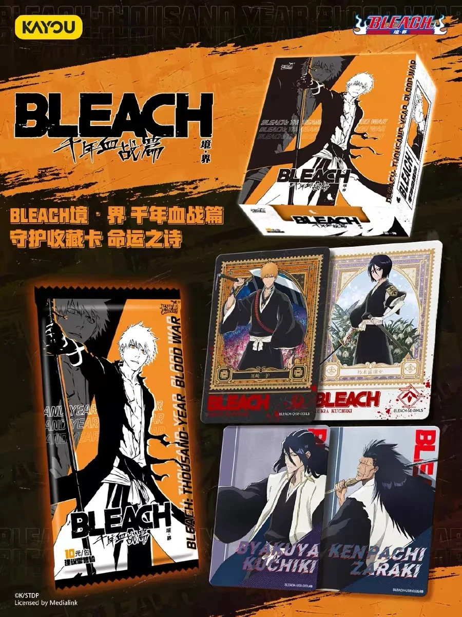 IN STOCK KAYOU Bleach Official Anime CCG 50 Trading Card Booster Box NEW Sealed
