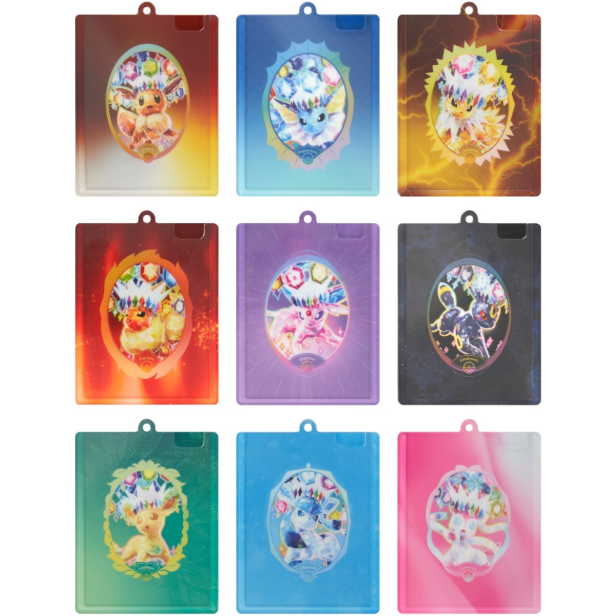 Pokémon Chinese Eeveelutions Glitter Shaker Card Display Charm Box IN STOCK 2026