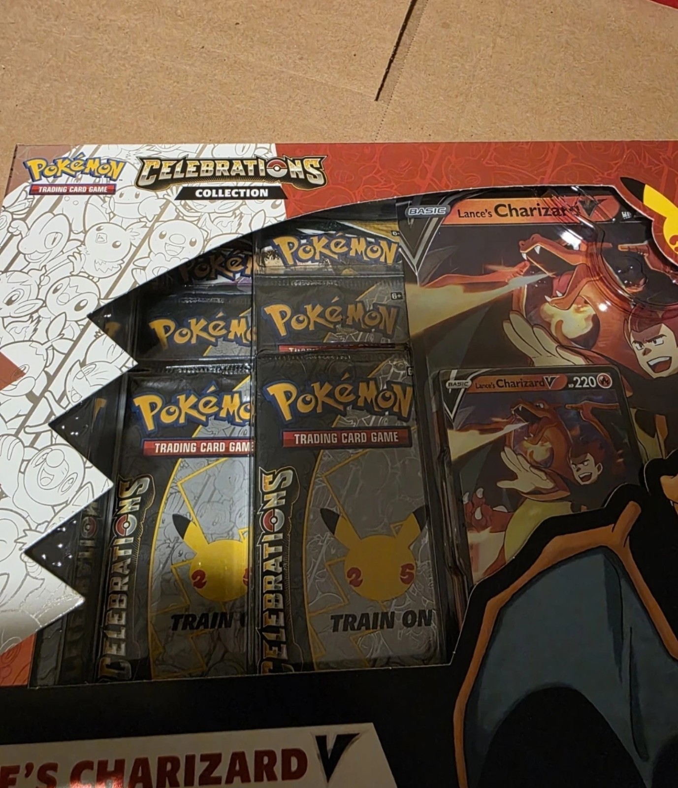 Pokemon 25th Anniversary Celebrations Collection Lance’s Charizard V Box (3)