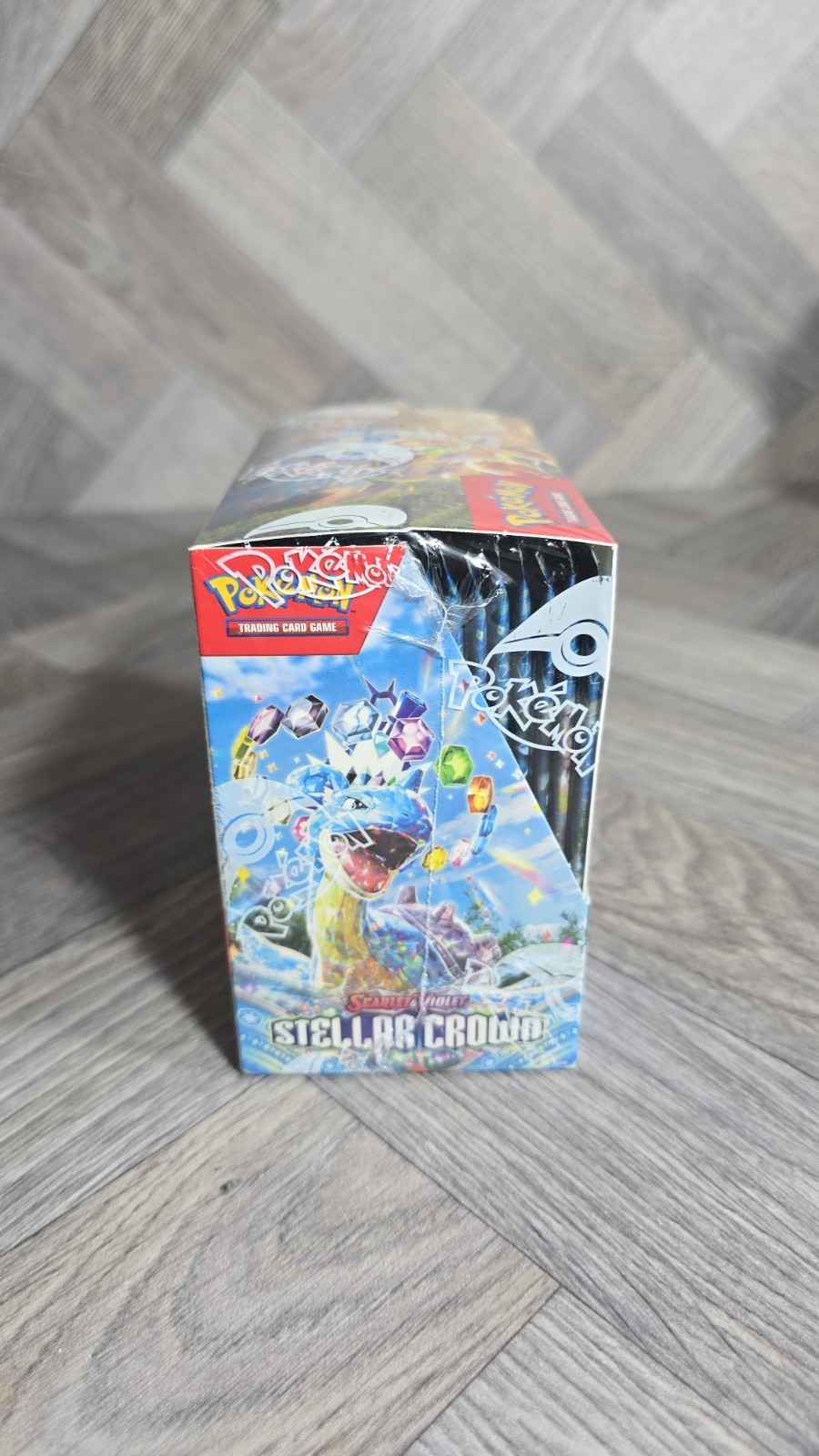 Pokemon Stellar Crown Booster Box 36 packs, New and Sealed with protective case