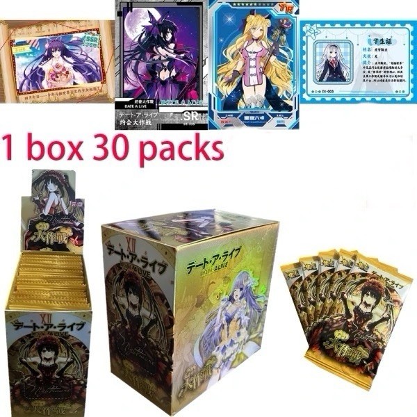Date A Live Doujin Trading Cards Anime Waifu CCG 30 Pack Booster Box new