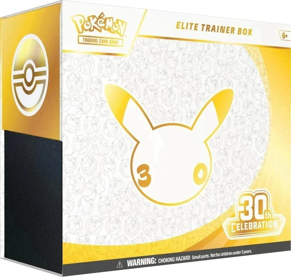 Pokémon 30th Anniversary Celebration Elite Trainer Box ETB Ships 9/17 Sealed