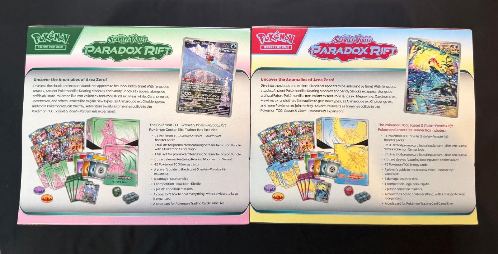2023 Pokemon Center Scarlet Violet Paradox Rift PKC Elite Trainer Box ETB MINT
