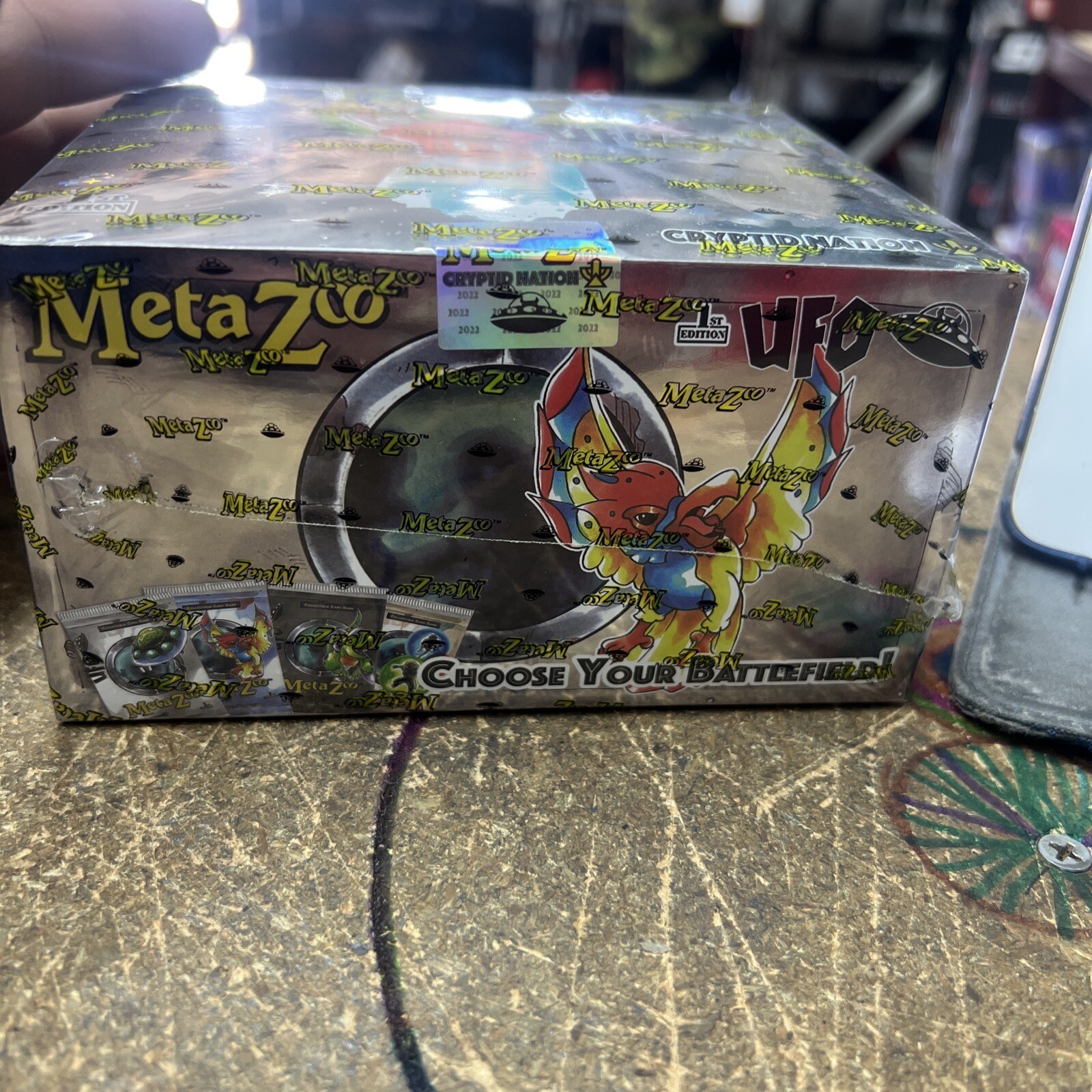 MetaZoo Games CCG UFO 1st Edition Booster Box – 36 Packs