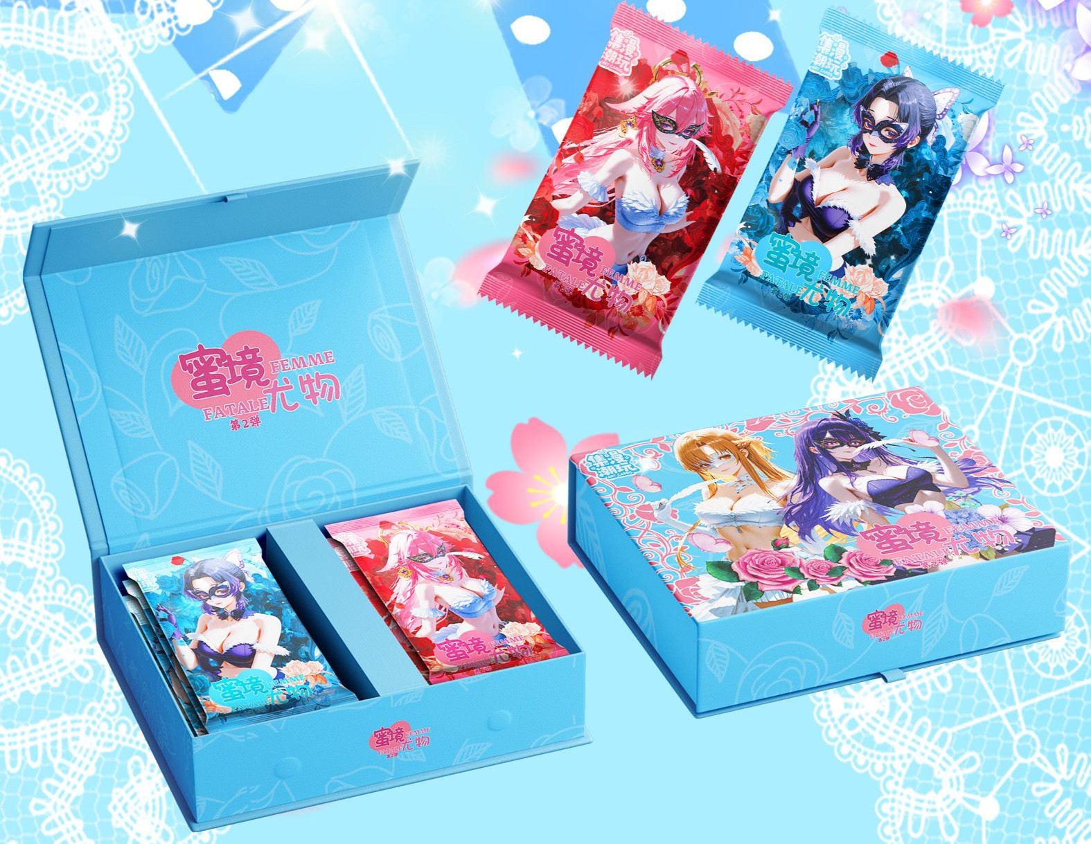 Femme Fatale 2 New Sealed Box Spicy Anime Waifu Cards Goddess Story