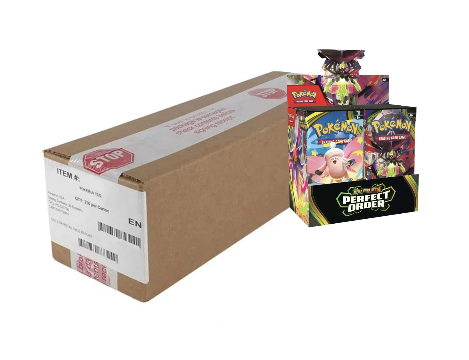 SEALED CASE! 6x Booster Box Perfect Order ME03 Pokemon TCG