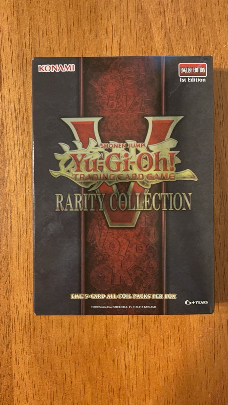 Yu-Gi-Oh! Rarity Collection 5 V Box 1st Edition ✅New ✅In Hand ✅Sealed!!