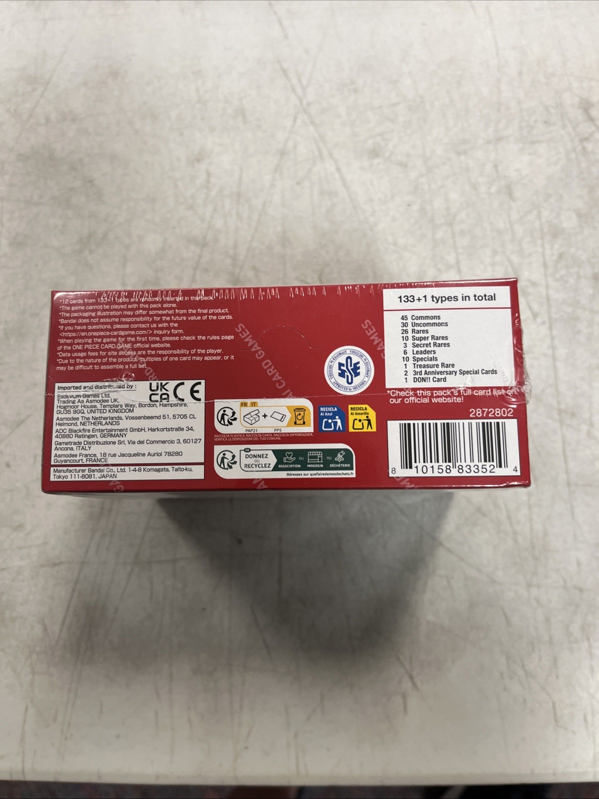 One Piece TCG: Carrying On His Will Booster Box (OP-13) SEALED NEW English