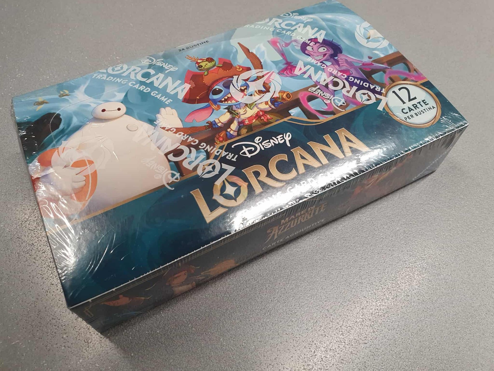 LORCANA MARE DI AZZURRITE SEALED BOX 24 boosters MISB ITALIAN RAVENSBURGER