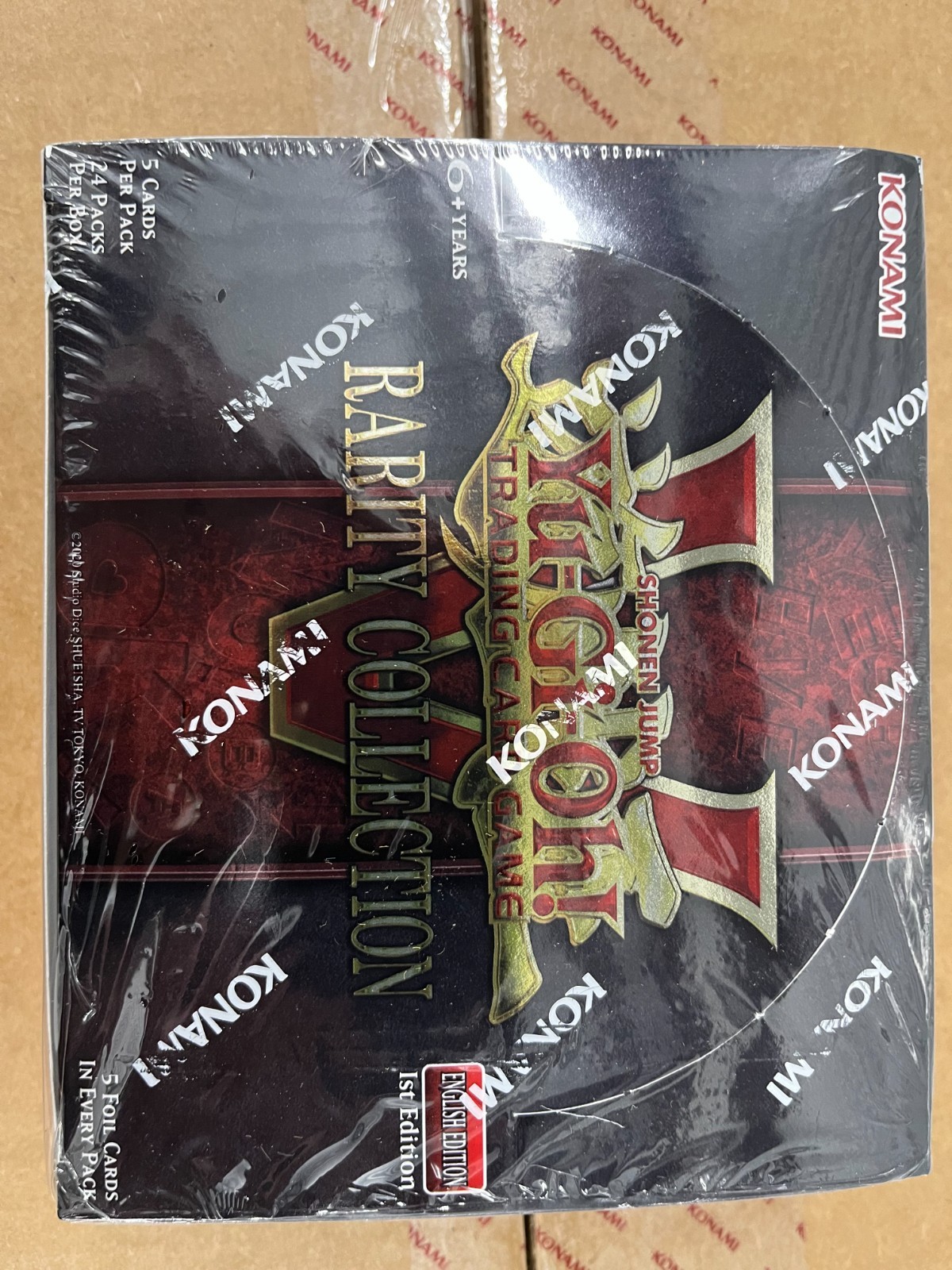 YUGIOH TCG RARITY COLLECTION V (5) ENGLISH 1ST EDITION FACTORY SEAL BOOSTER BOX