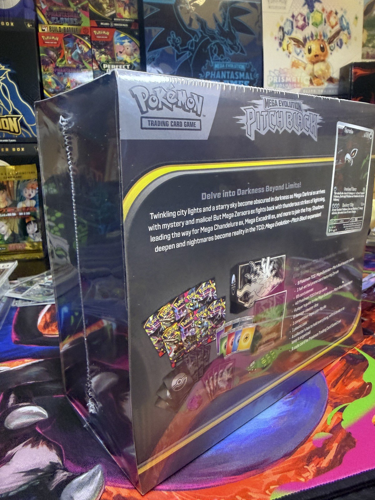 Pokemon TCG – Mega Evolution Pitch Black ETB – Brand New Sealed – In Hand