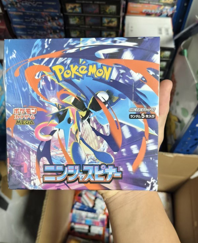 Pokemon Japanese Ninja Spinner M4 Booster Box Mega Evolution EX Sealed (1 box)