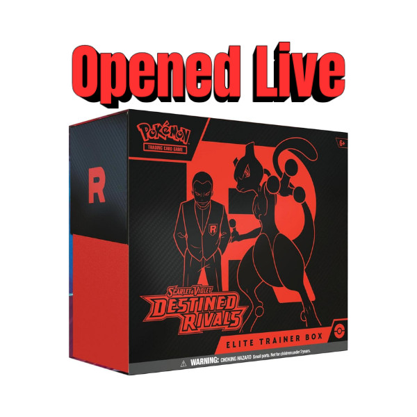 [Opened Live] Pokemon Destined Rivals Elite Trainer Box