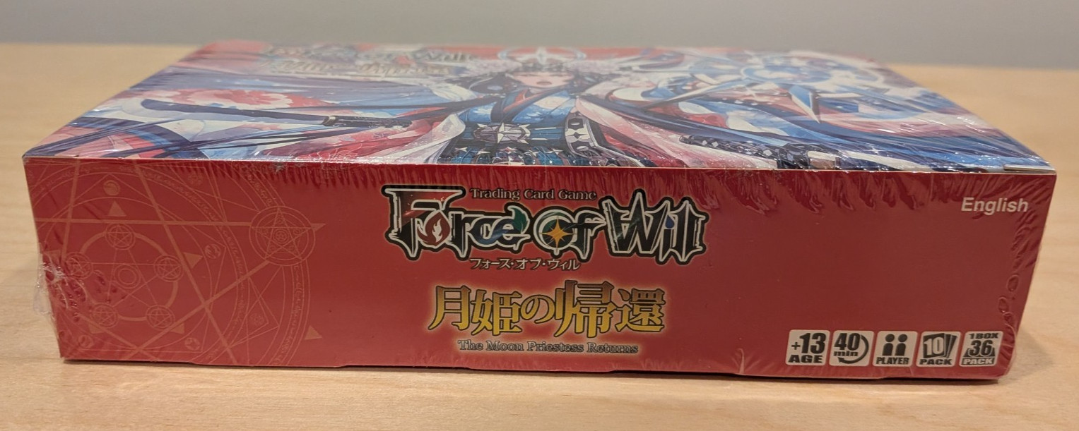 Force of Will: FOW The Moon Priestess Returns Sealed 36-Packs Booster Box