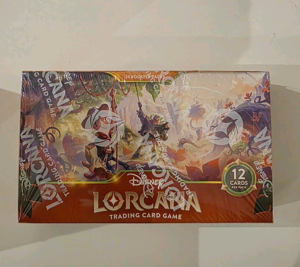 Disney Lorcana TCG Wilds Unknown Booster Box 24 Packs 288 Cards Factory Sealed