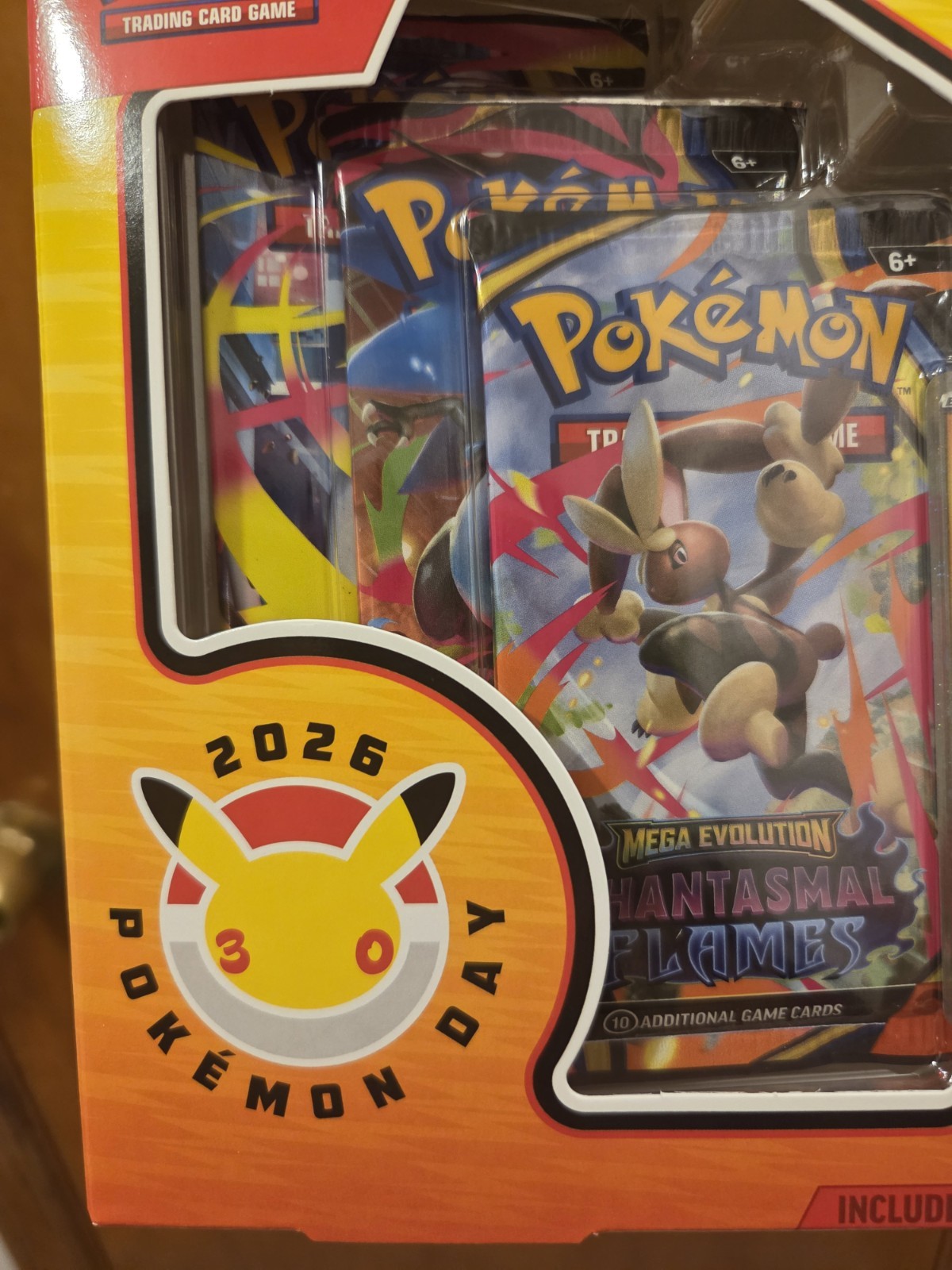 Pokémon Day 2026 Collection Box Pikachu Promo Card, Booster Packs, Coin, English