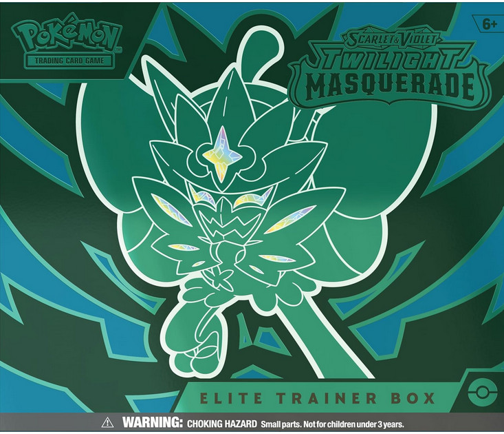 Twilight Masquerade Elite Trainer Box ETB Brand New Sealed Pokemon 2024