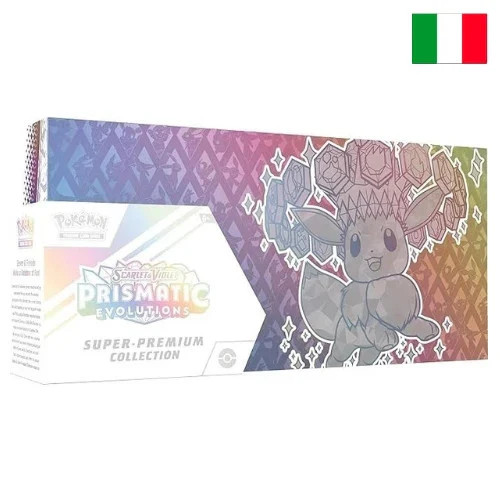 Pokemon Prismatic Evolutions Super Premium Collection ITALIAN ITA