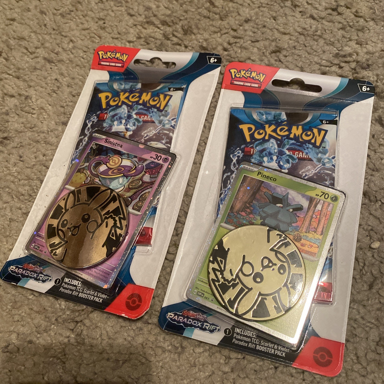 2 Nintendo Pokémon TCG Scarlet & Violet Checklane Blister Box