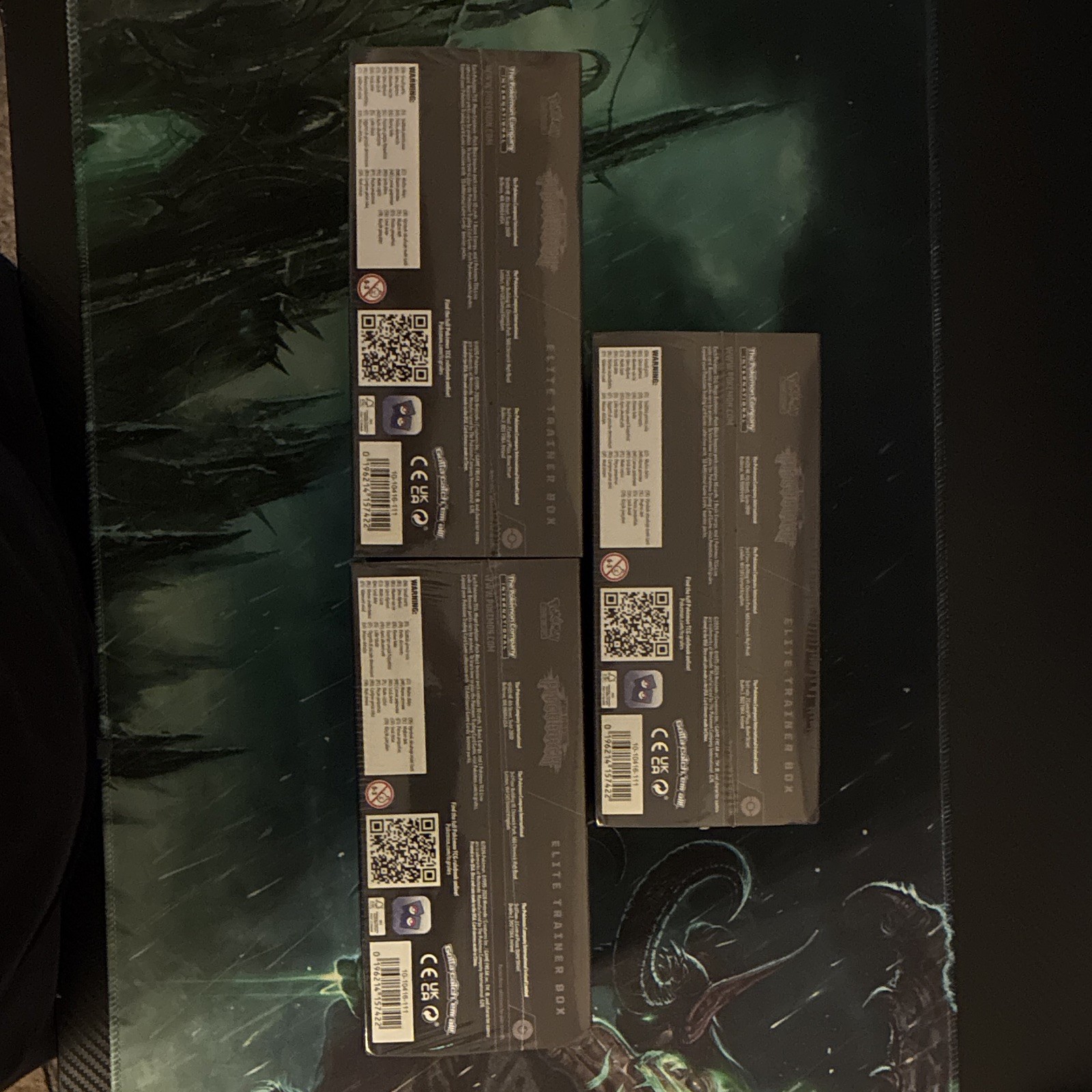 Pokémon TCG Temporal Forces Elite Trainer Box Lot of 3, English, Sealed