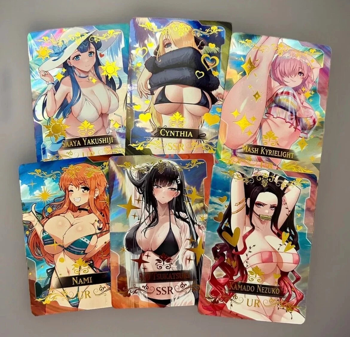 Goddess Waifu 55pc Set! Brand NEW Sealed Holographic Anime TCG~ US Shipping