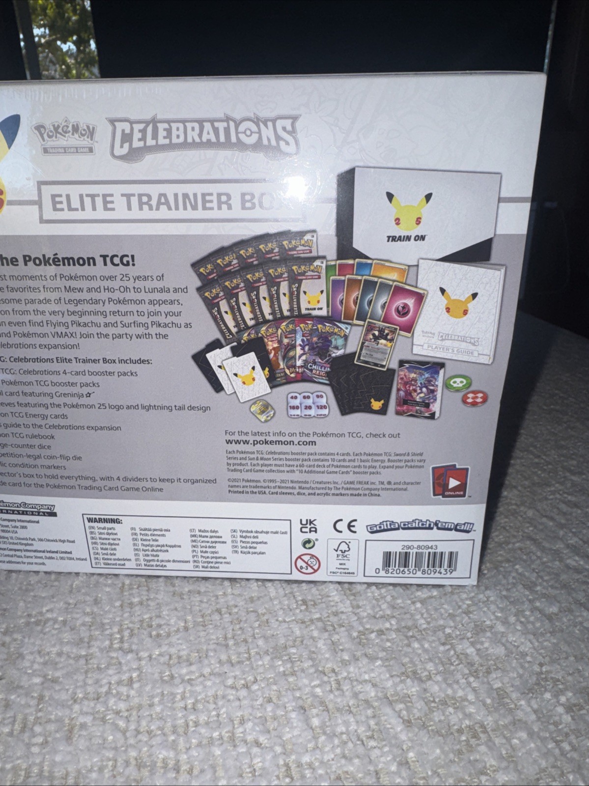 Pokémon TCG: 25th Anniversary Celebrations Elite Trainer Box (2021)