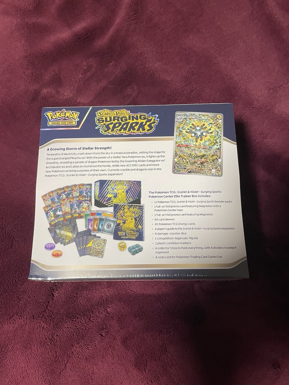 Surging Sparks Pokemon Center ETB