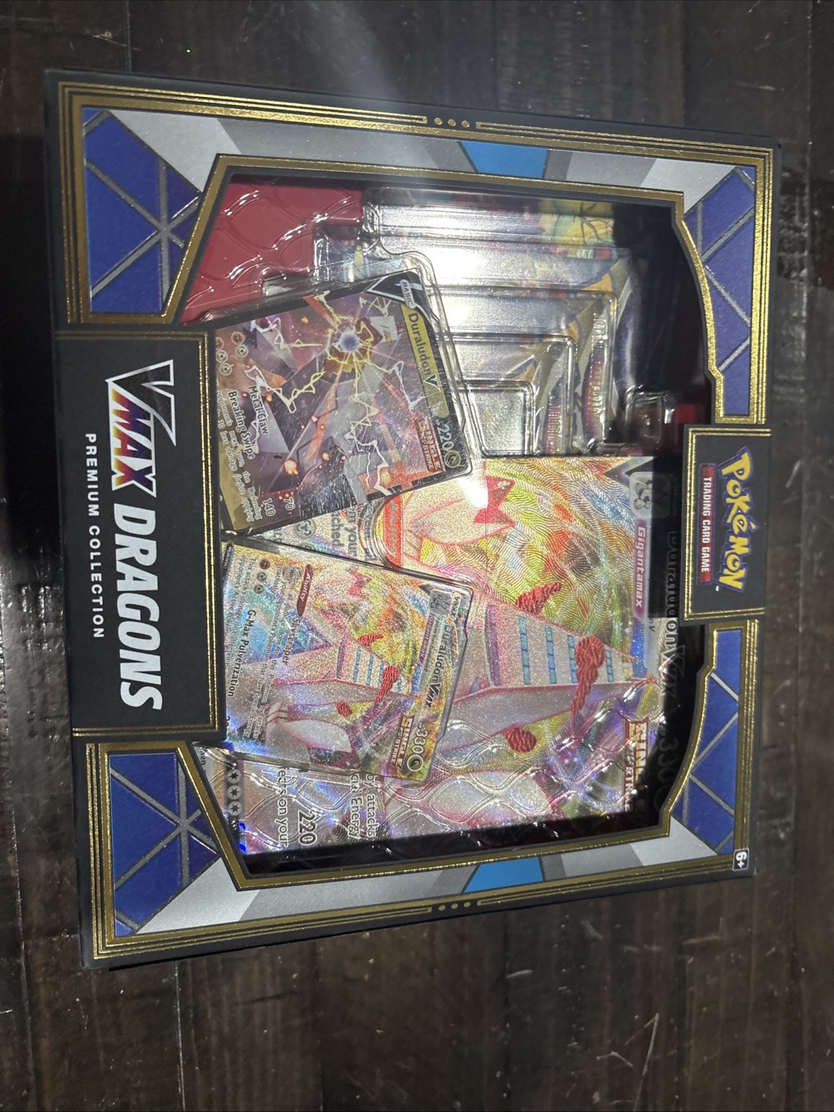 Pokémon TCG VMax Dragons Premium Collection Rayquaza Duraludon Brand New Sealed
