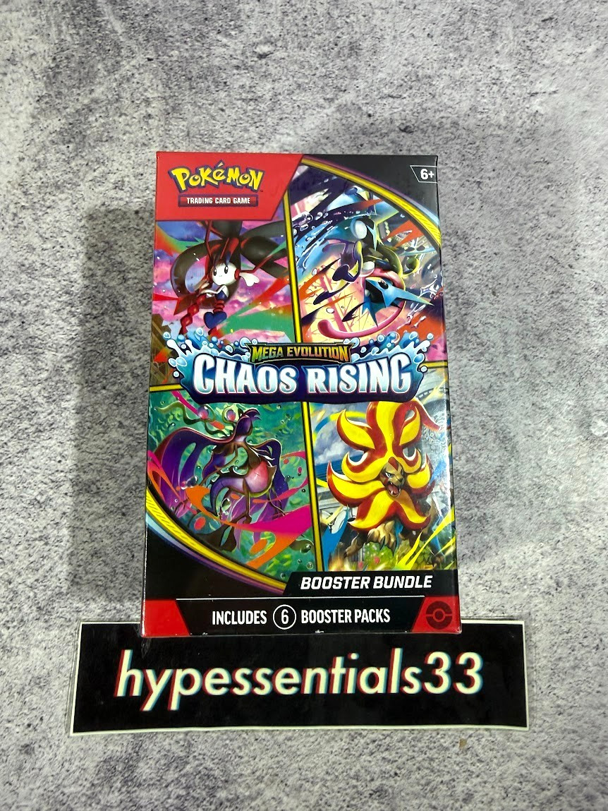 Pokemon TCG ME04: Chaos Rising Booster Bundle New Sealed. In Hand