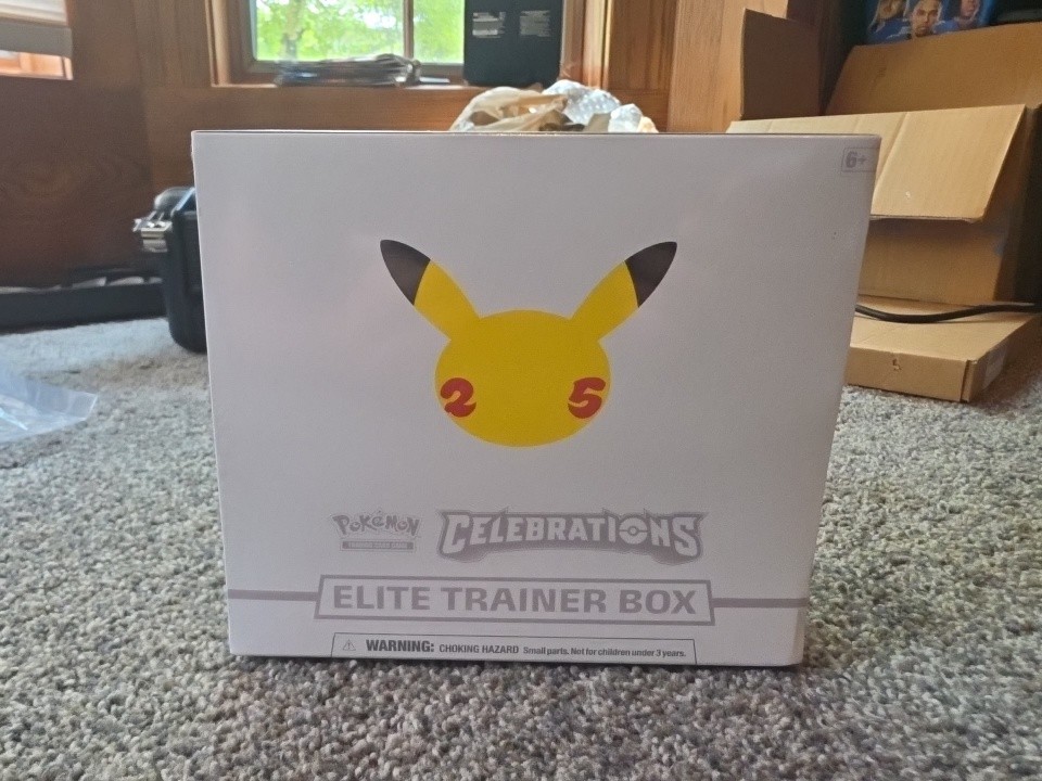 Pokemon Celebrations Elite Trainer Box ETB TCG 25th Anniversary Edition