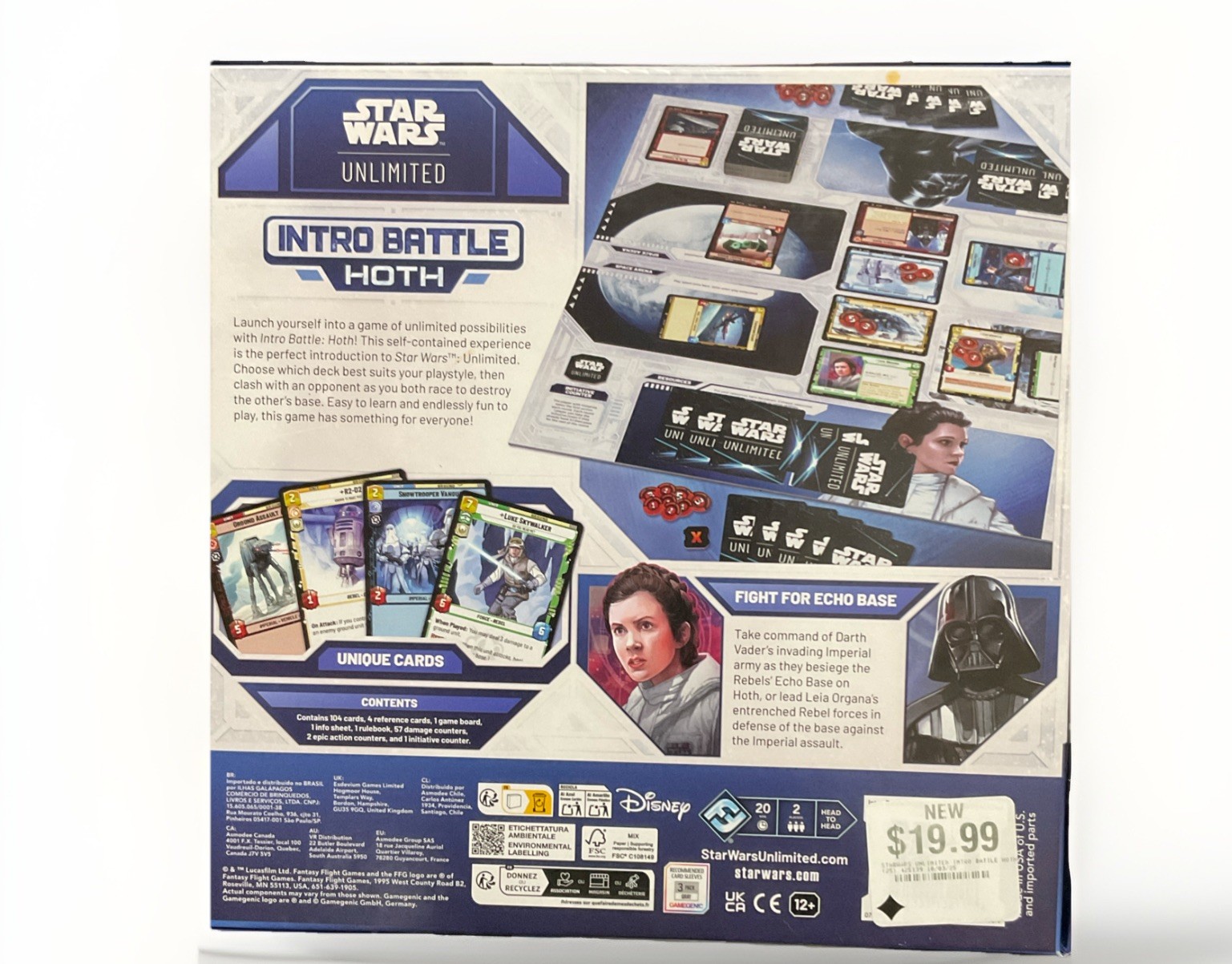 Star Wars: Unlimited – Intro Battle: Hoth Board Game