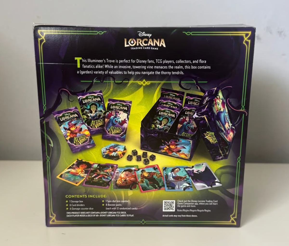 Disney Lorcana Attack of the Vine Illumineer’s Trove SEALED NEW IN HAND NOW
