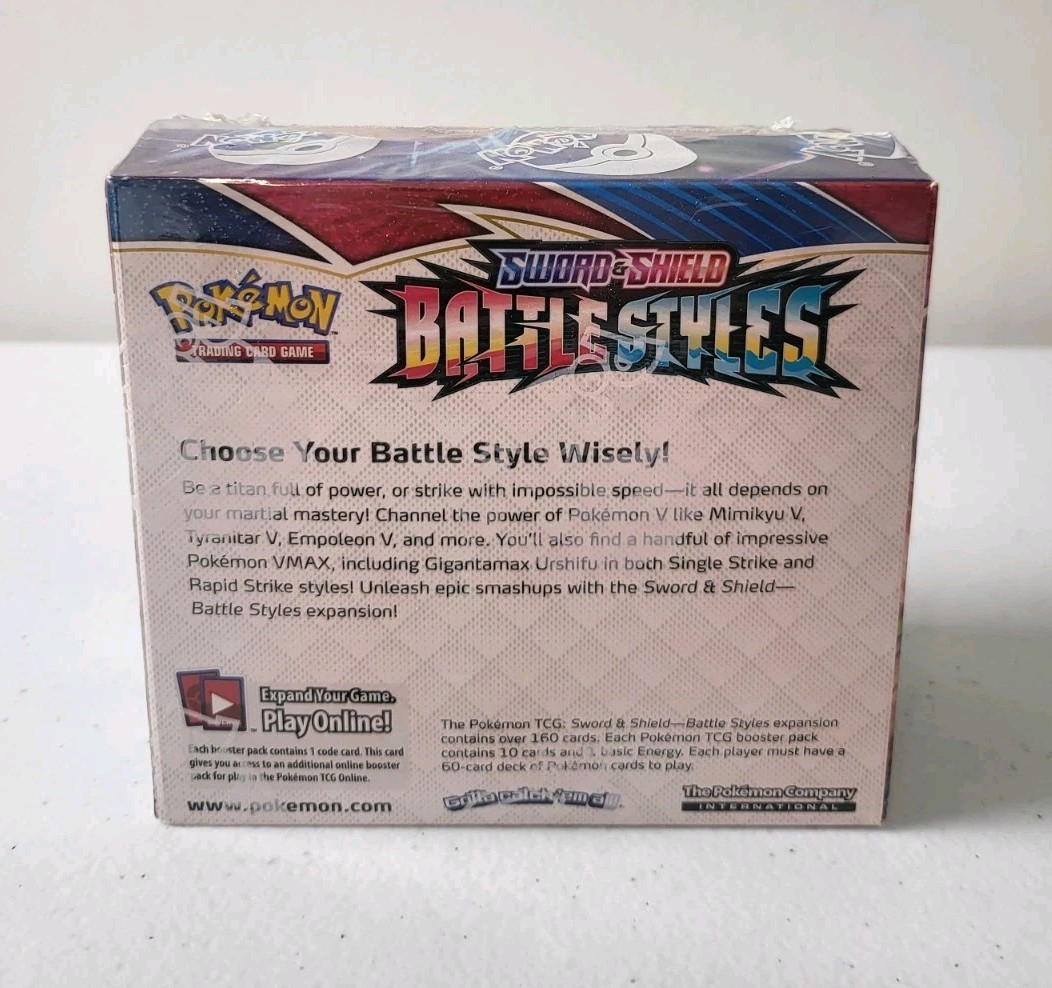 Pokémon TCG: Sword & Shield: Battle Styles Booster Box BRAND NEW/FACTORY SEALED