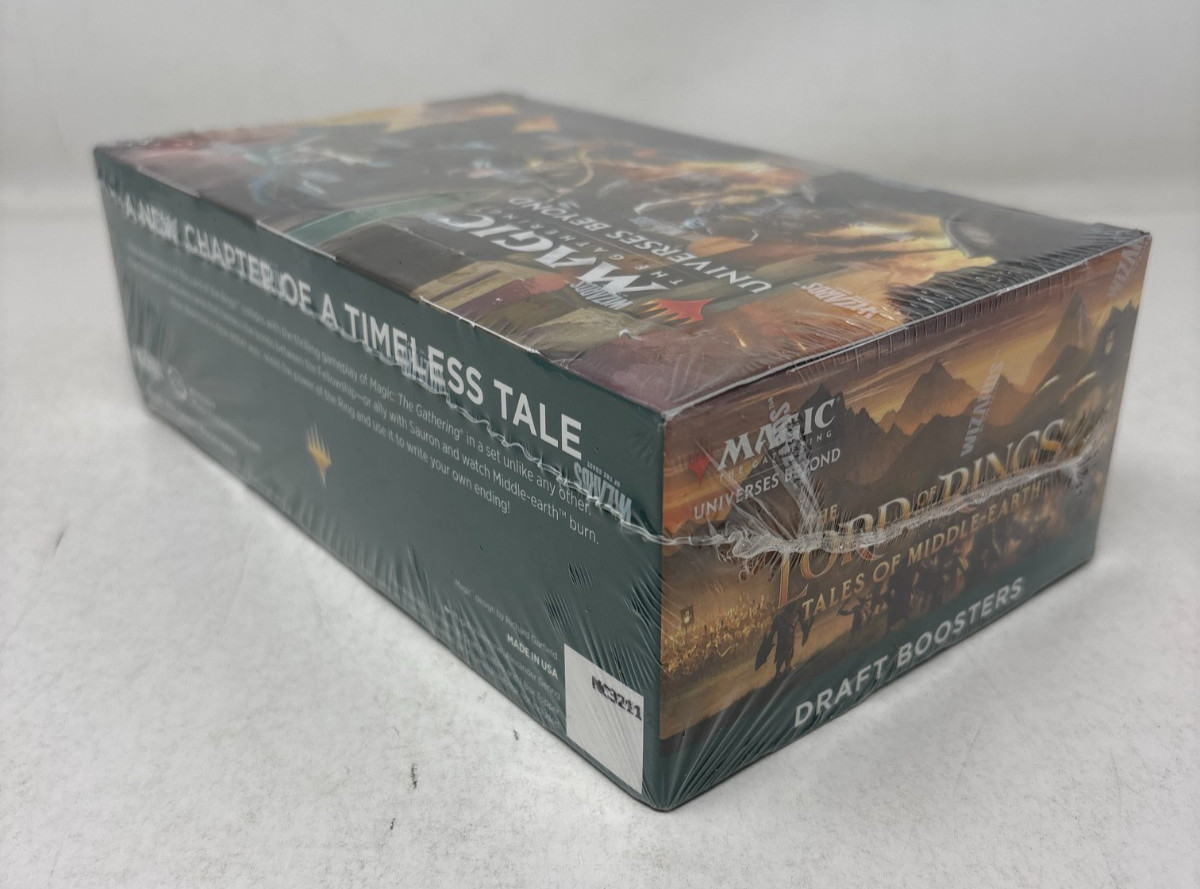 Magic The Gathering Lord of the Rings Tales Middle-Earth Draft Booster Box New!