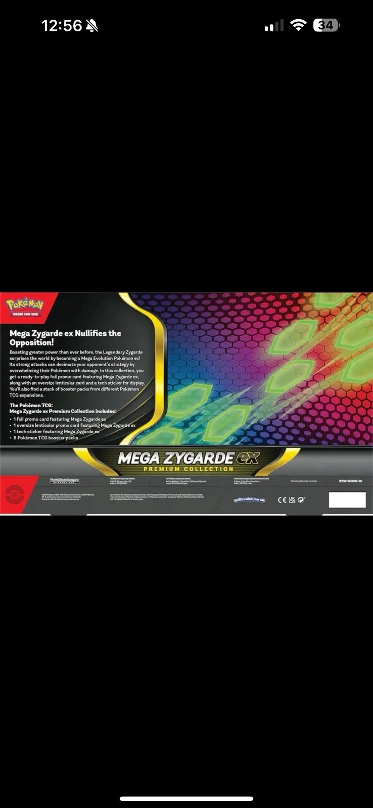 Mega Zygarde Ex Box Perfect Order Us Seller Premium Collection