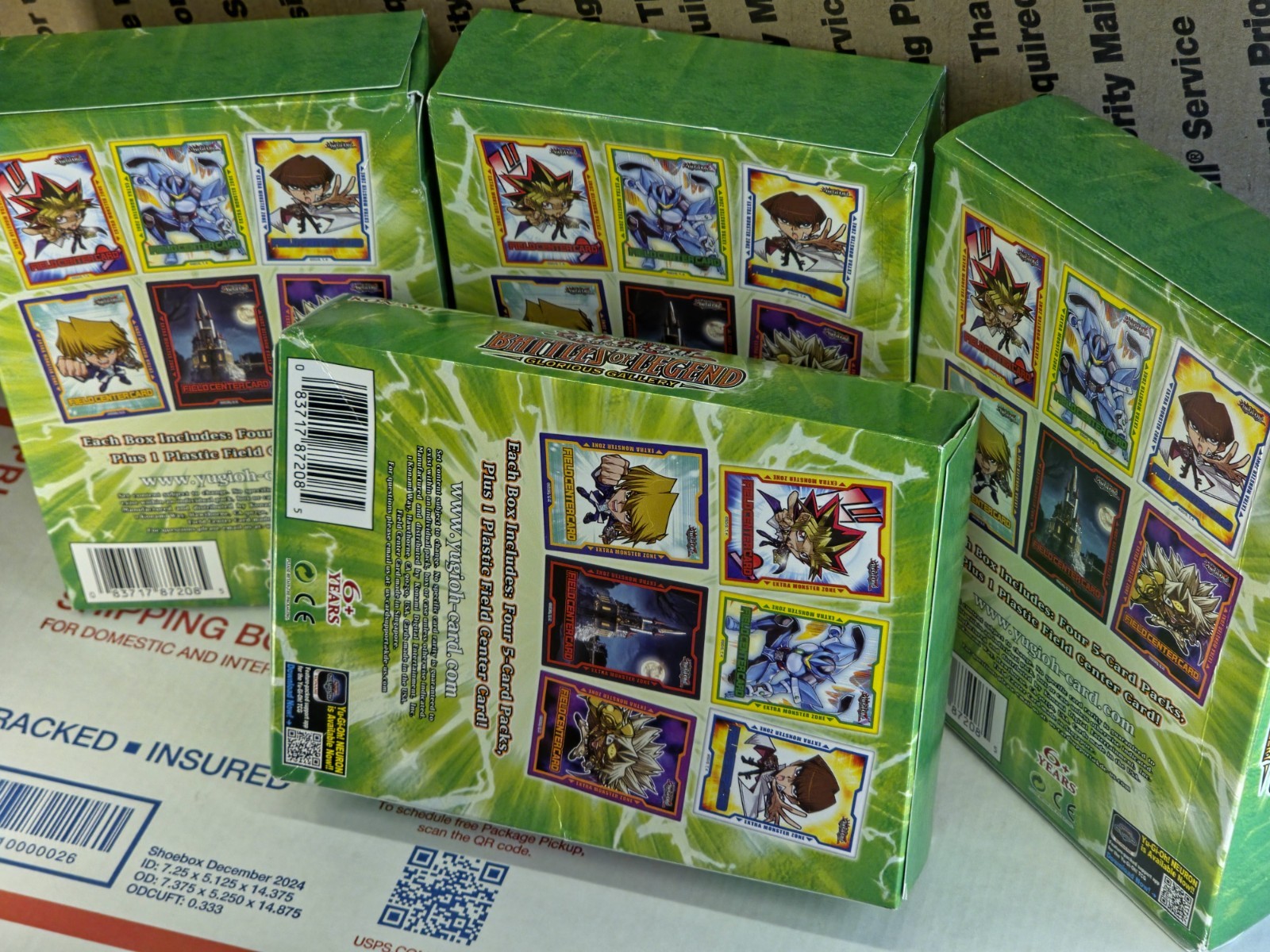 Yu-Gi-Oh! Battles of Legend – Glorious Gallery 1st Edition (Lot of 4)