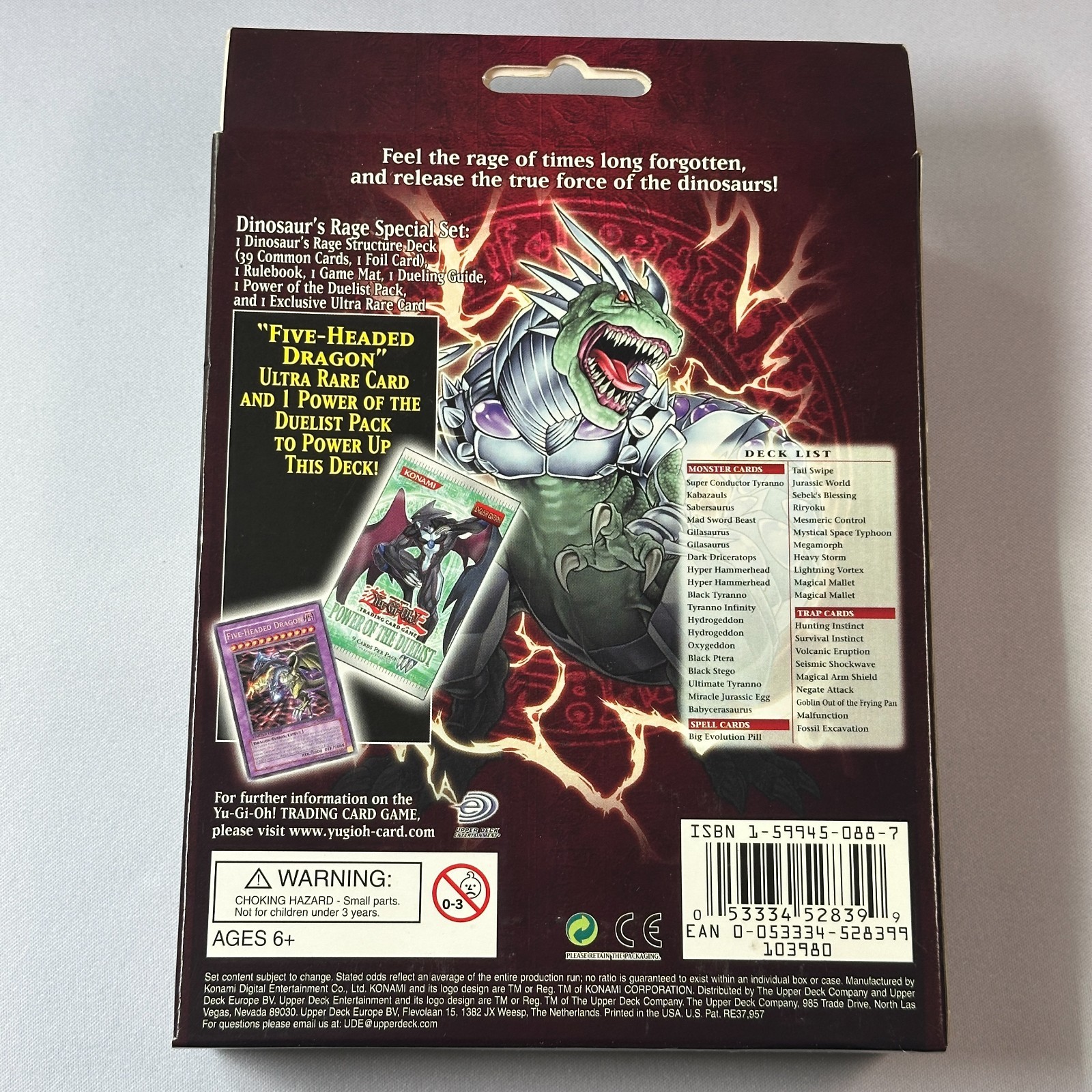Yugioh Dinosaur’s Rage Structure Deck Special Set 1st Edition Sealed Deck
