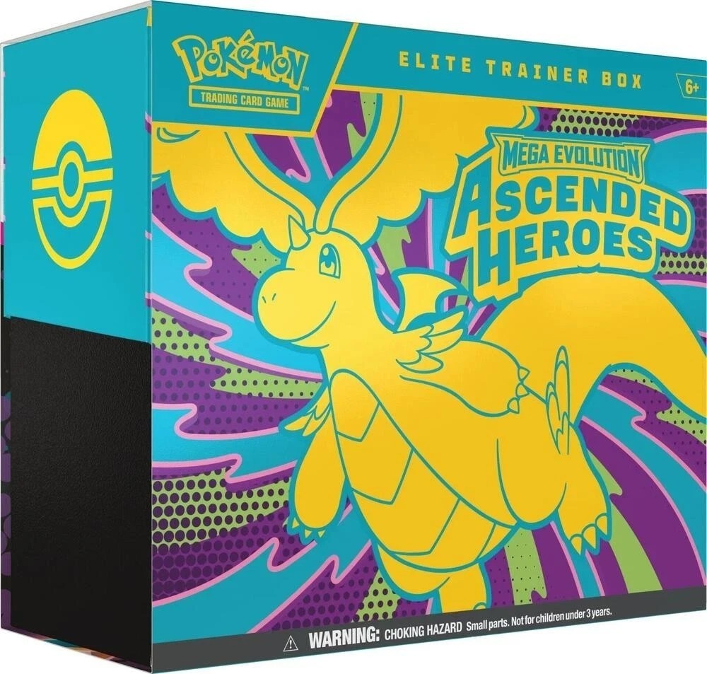 Pokemon Mega Evolution Ascended Heroes Elite Trainer Box Sealed New ships ASAP