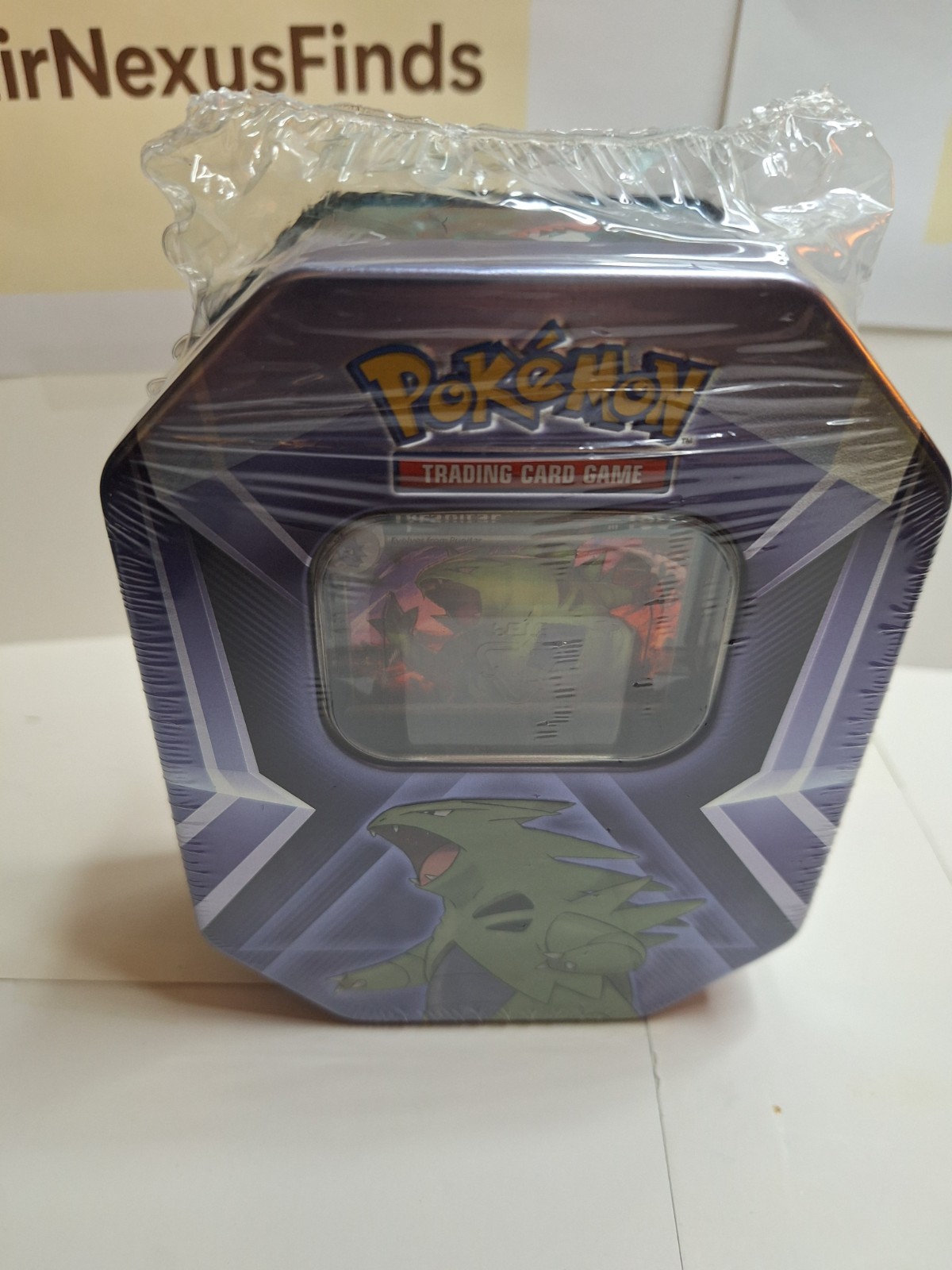 Pokemon TCG: Factory sealed brand new Triple Whammy Tyranitar tin.