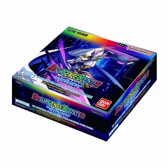 Digimon Card Game: Resurgence Booster Box New Digimon TCG Booster Boxes
