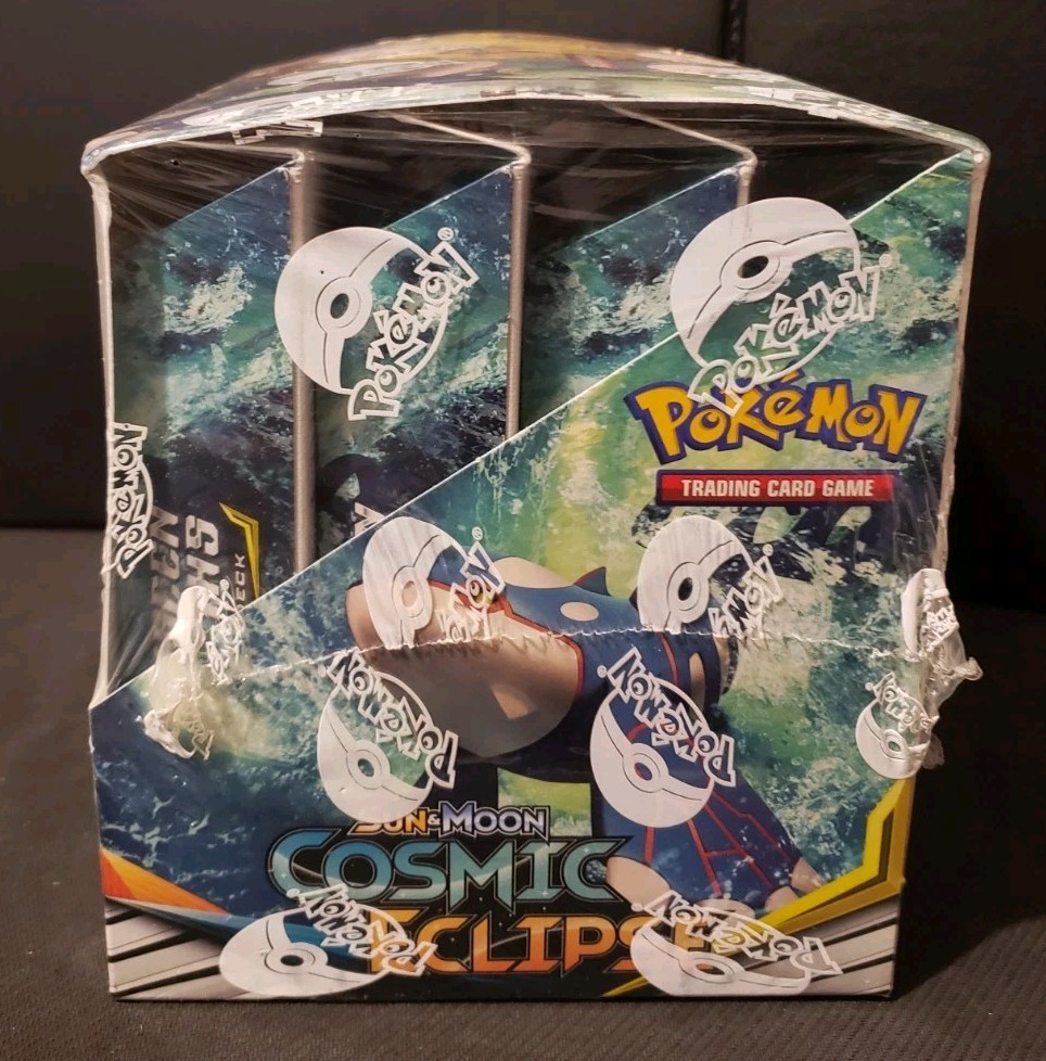POKEMON S&M COSMIC ECLIPSE THEME DECK DISPLAY CASE SEALED KYOGRE GROUDON