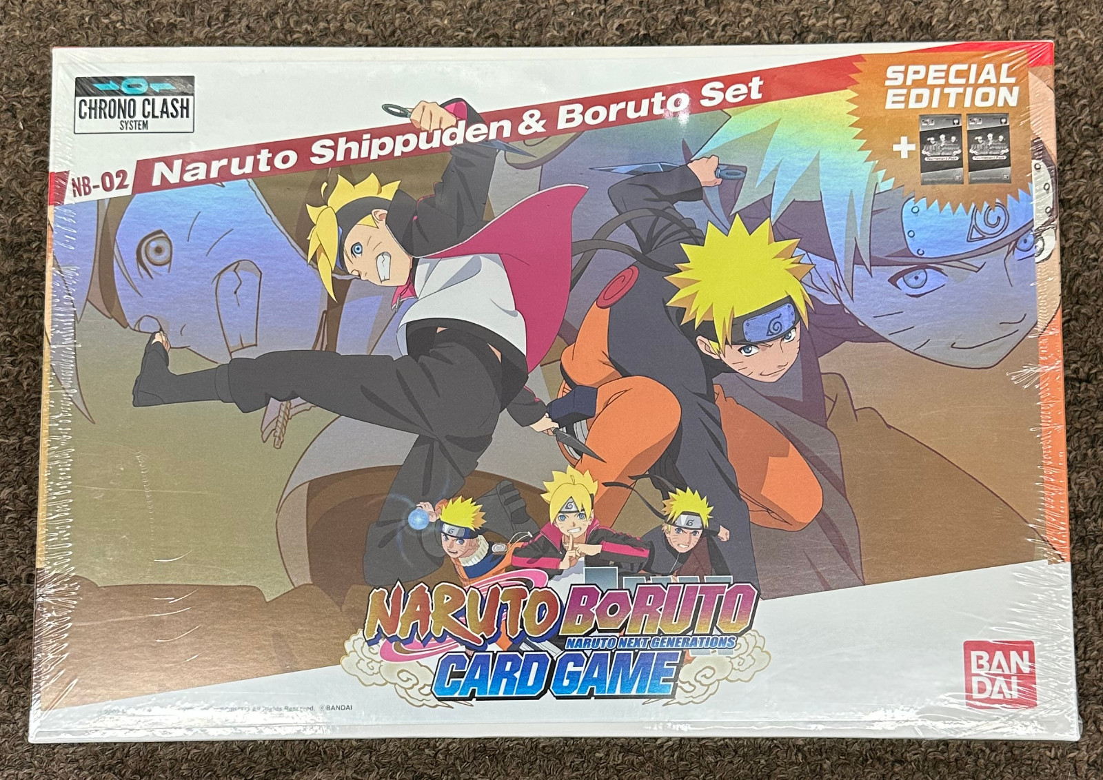 Naruto Boruto Card Game Chrono Clash NB-02 Special Edition SEALED!