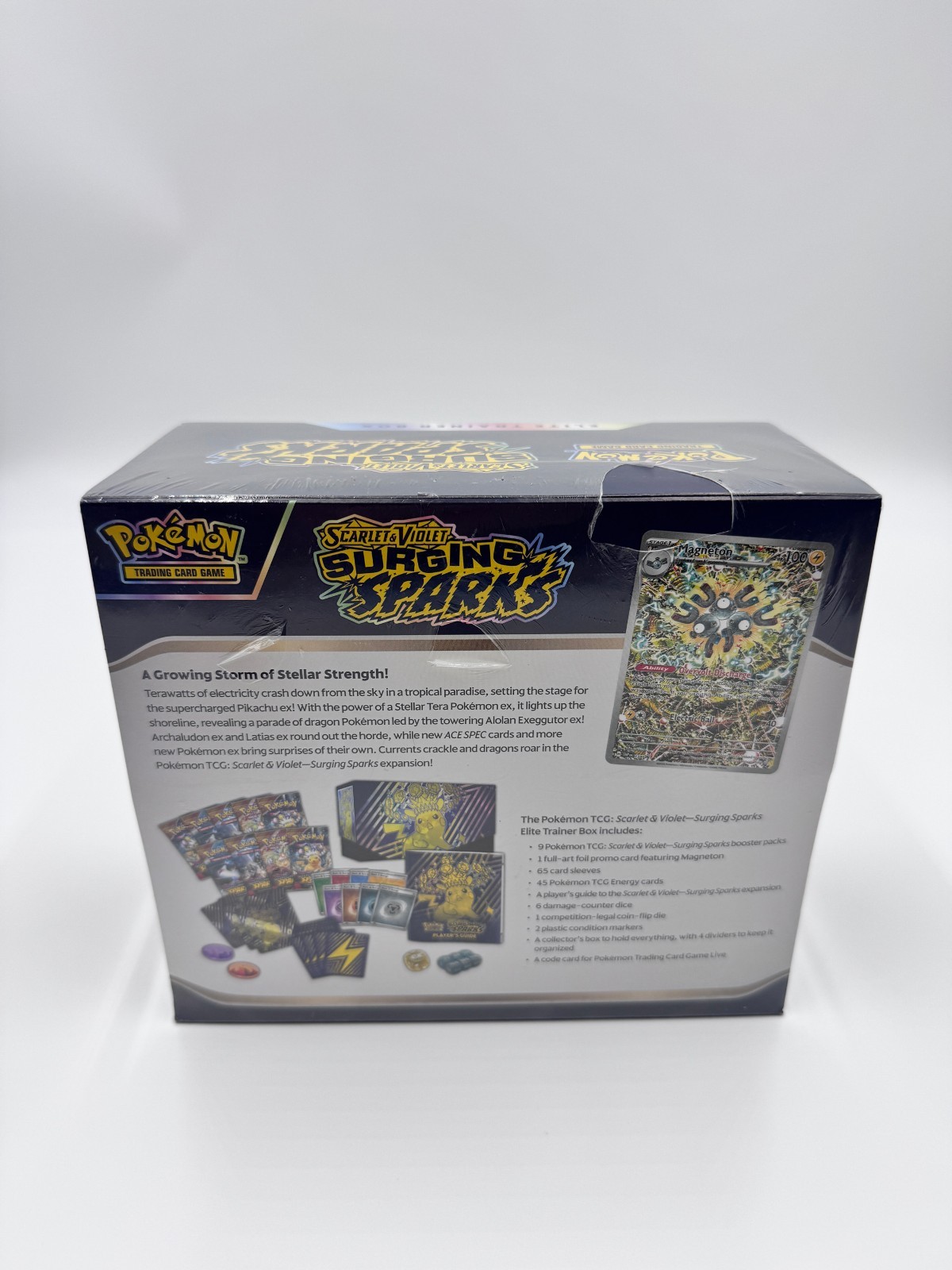 Sealed Surging Sparks Pokémon Elite Trainer Box Scarlet & Violet SV08