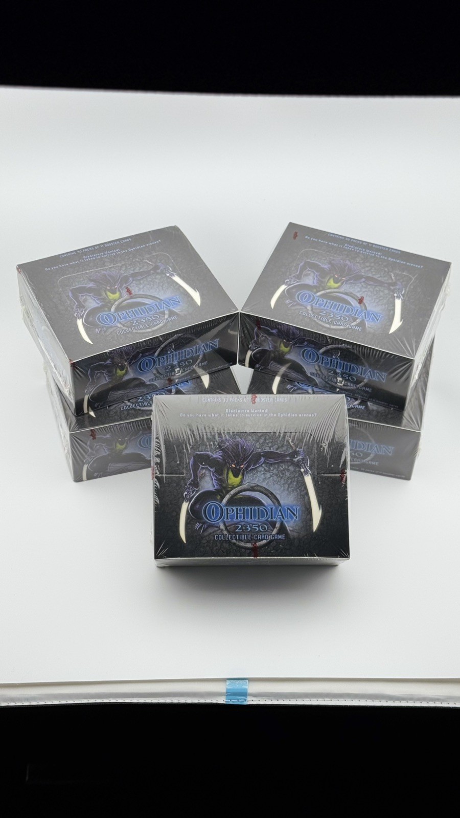 Ophidian 2350 CCG: Booster Boxes 5x SEALED 30 PACK DISPLAY FLEER