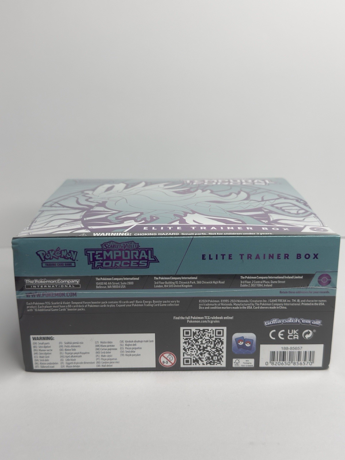 Pokemon Temporal Forces Elite Trainer Box – Walking Wake ETB – Sealed New NM