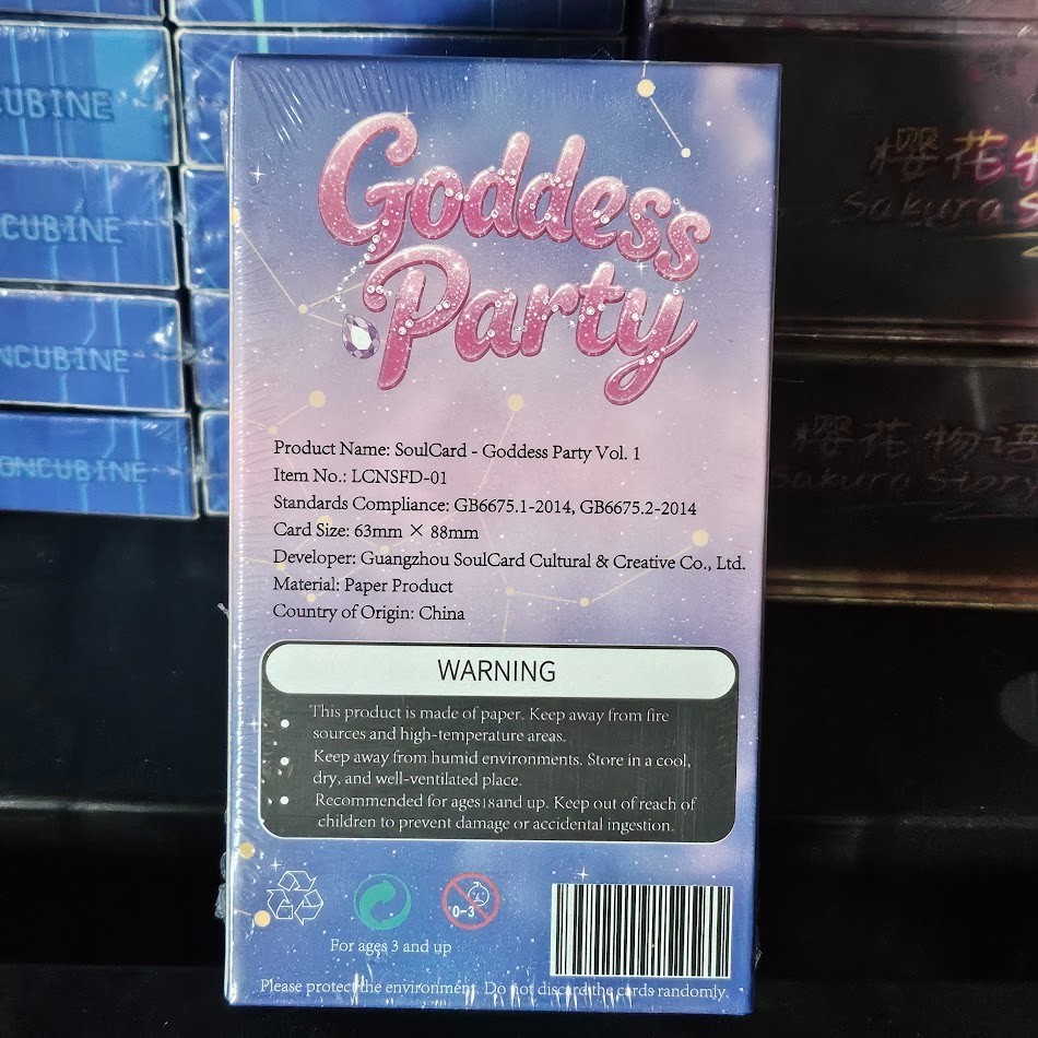 Goddess Party Spicy Booster Box 13 Pack Trading Card Soul Card Anime Waifu CCG