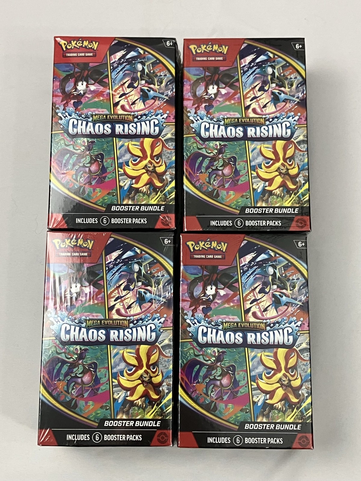 Pokemon Chaos Rising Booster Bundle Boxes – 4x Factory Sealed Boxes