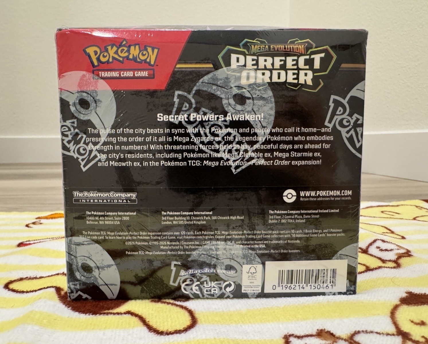 English Pokemon Perfect Order Booster Box Sealed POR Mega Evolution #2
