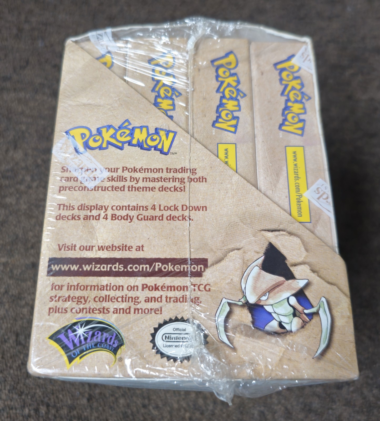 Pokemon Fossil Preconstructed Theme Deck Display Box FACTORY SEALED!!